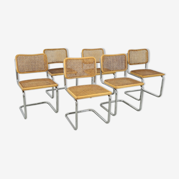 Chairs Cesca B32 design Marcel Breuer vintage