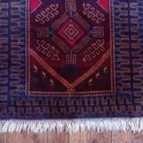 Handmade Afghan Belouch rug 155x90cm