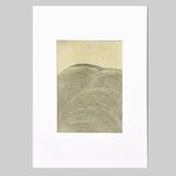 Painting on paper, abstract illustration B315, signed eawy