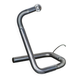 Lampe de table vintage en métal chromé, Italie, années 1970