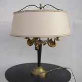 Lamp model called "aux cygnes" of the house Lucien Gau manufacturer in Paris