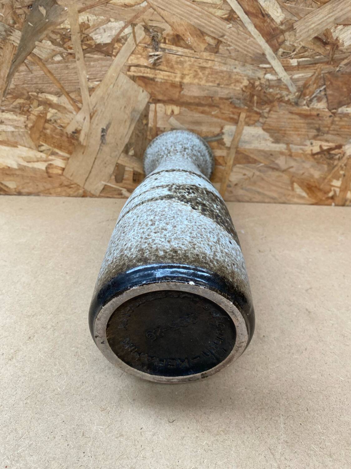 Old Vase scheurich keramik Ceramic Beige Brown