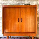 Vintage Scandinavian teak chest of drawers, 1960.