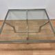 Mid century design XXL Jean Charles Maison Coffee Table Chrome - 1970s