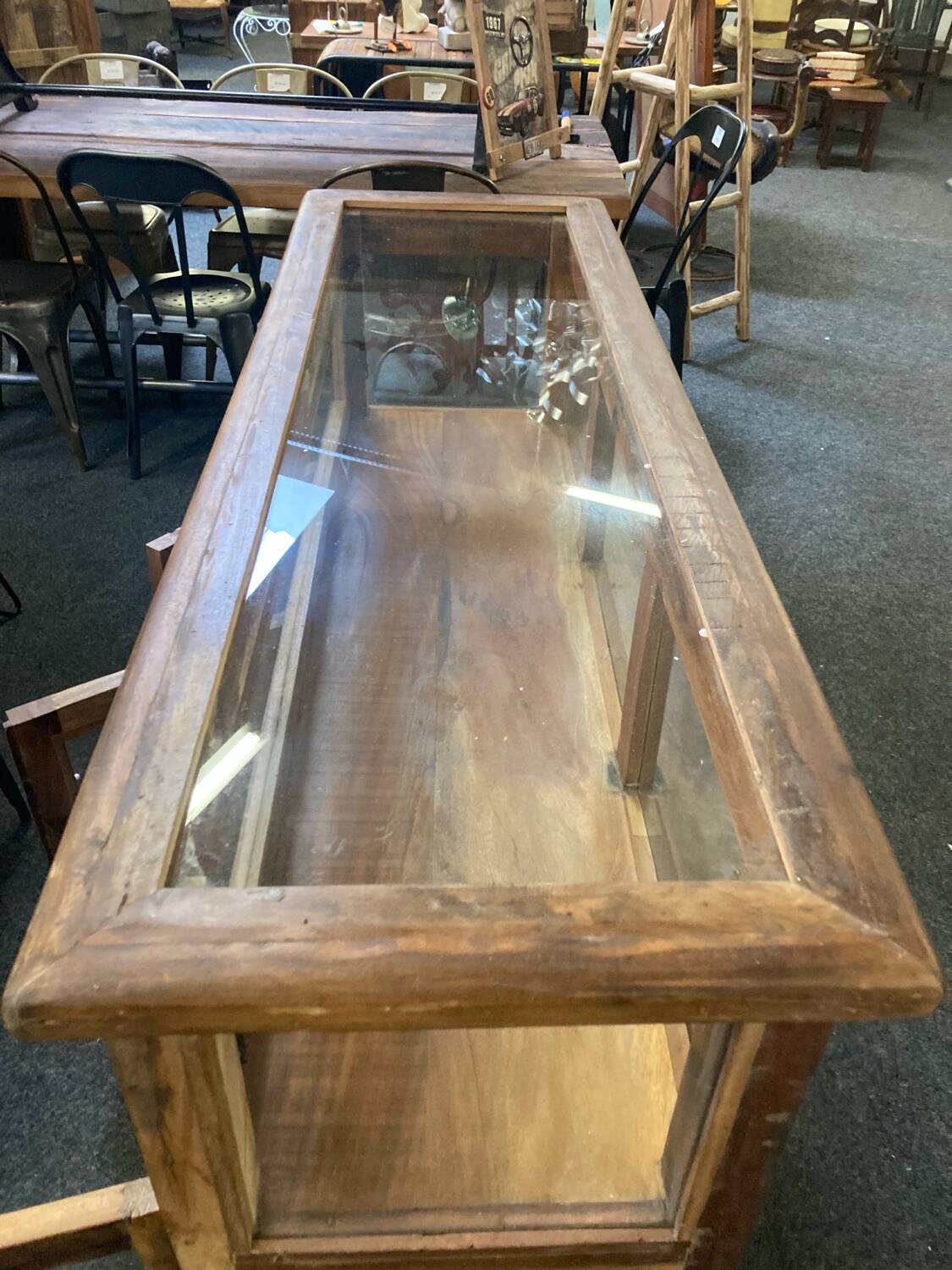 Exotic Wood counter display case