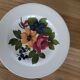 6 vintage deep plates, floral pattern