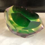 Cendrier en verre de Murano par Flavio Poli, Italie circa1960