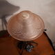 small iron lamp forged ANCIEN ABAT DAY IN VERRE MOULE 1920