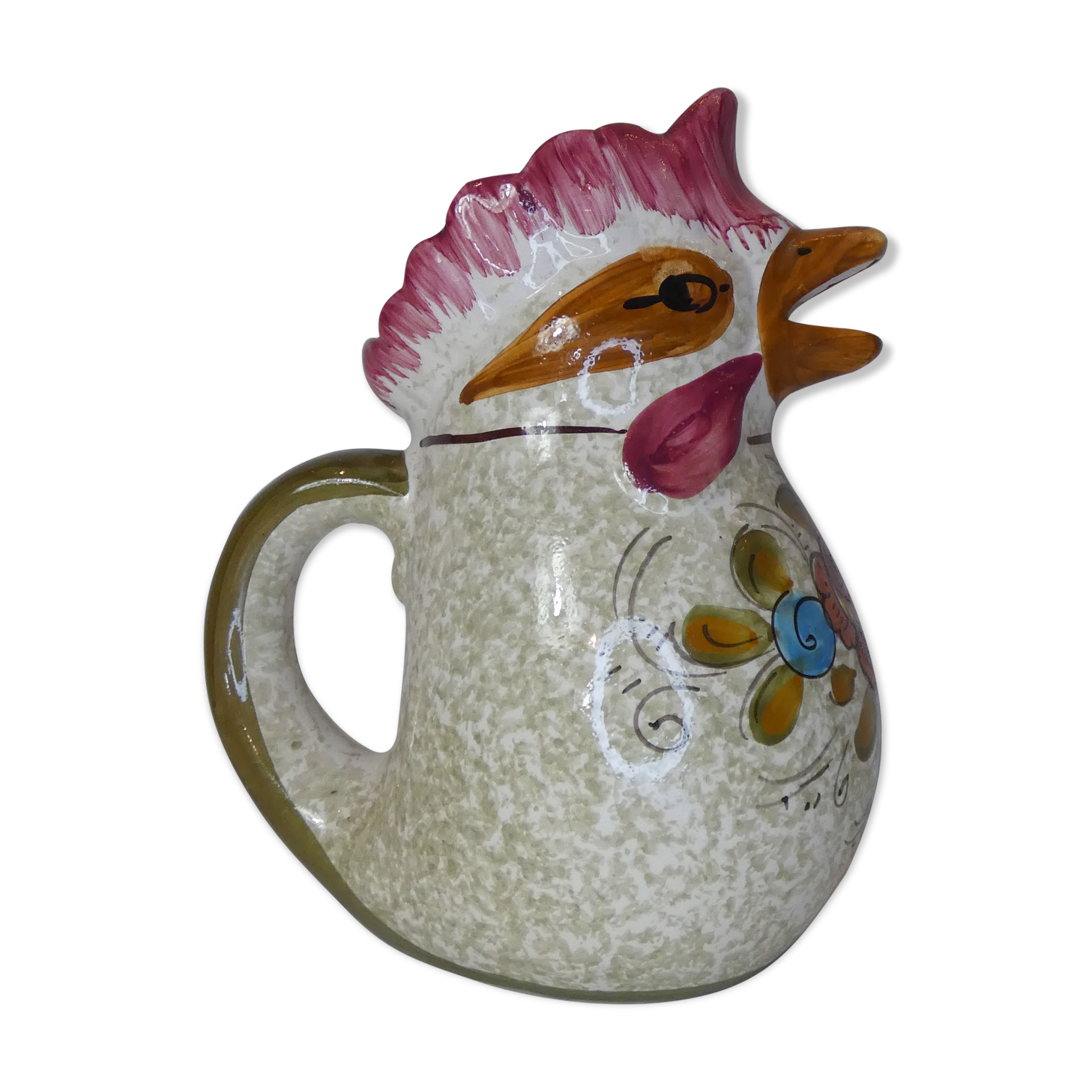Vintage Sicilian ceramic pitcher