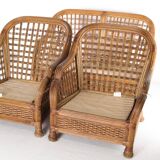 Rattan lounge