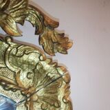 Miroir bois doré Rocaille