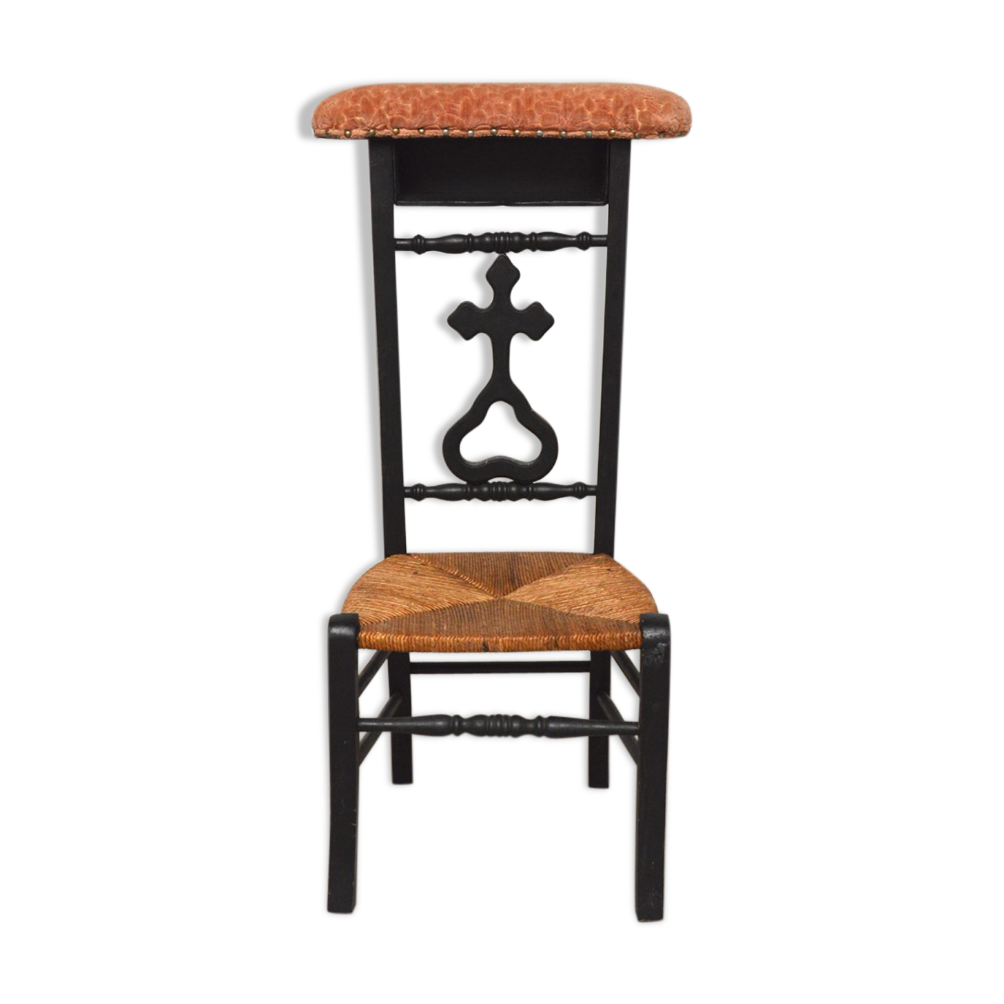 Old prie-dieu chair