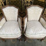 Pair of English armchairs
