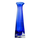 Soliflore Sommerso blue in Murano glass, Italy, 1970