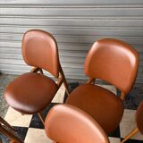Series of 8 Pegase chairs by Baumann