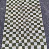 Traditional handmade pure wool rug, size 100 x 200 cm