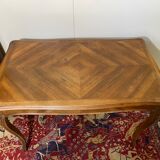 Dining table curved feet Louis XV style