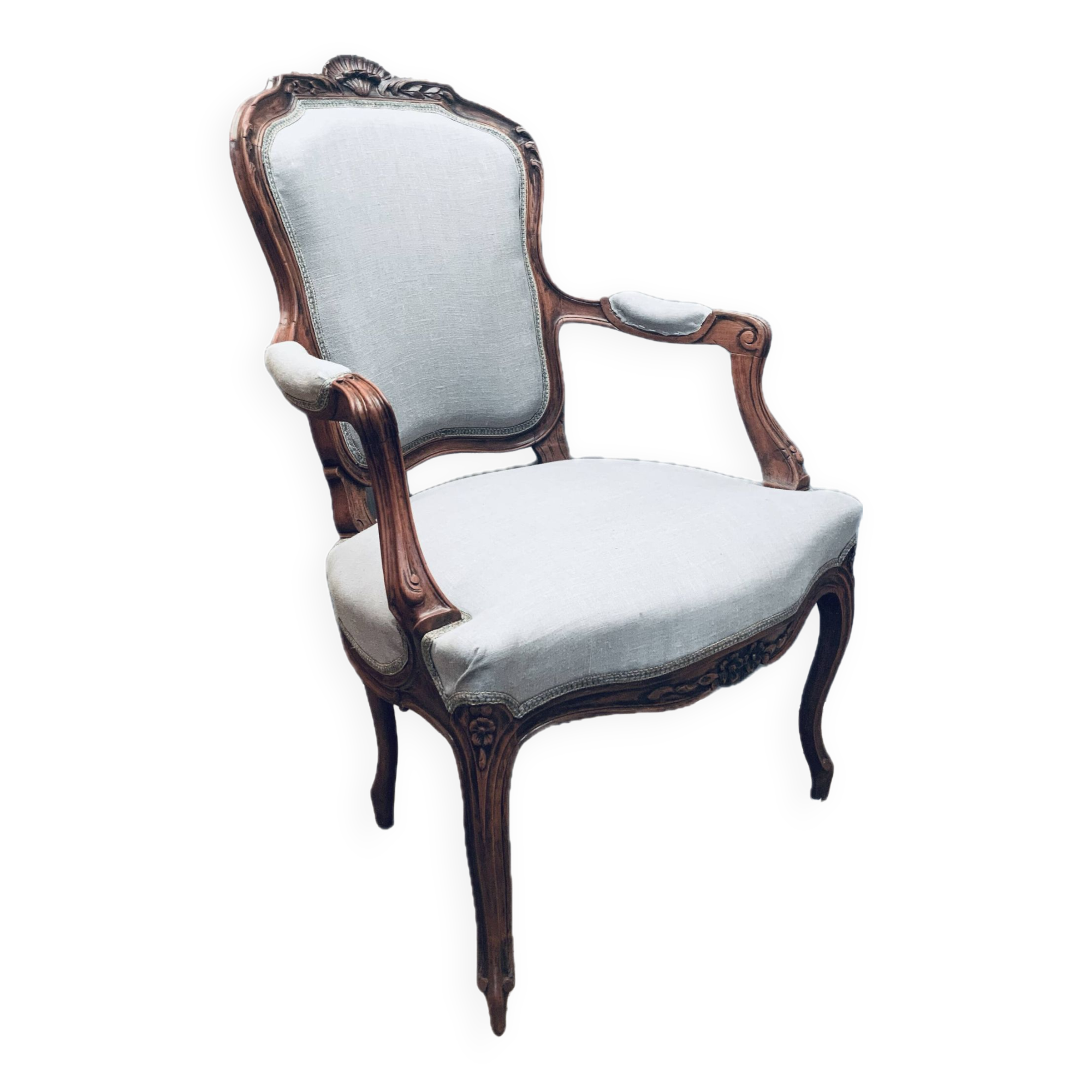Antique 19th century armchair Louis XVI style