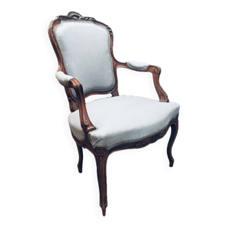 Fauteuil ancien du 19ème siècle de style Louis XVI