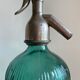 Old green siphon Lerida Spain
