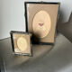 Pair of English Antique Metal Picture Frames in 2 different sizes