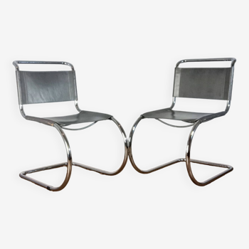 MR10 chairs by Ludwig Mies Van Der Rohe
