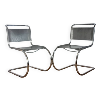 MR10 chairs by Ludwig Mies Van Der Rohe