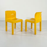 Yellow chair model 4875 by Carlo Bartoli for Kartell, 1970