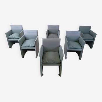 Mario Bellini 401 Break chairs for Cassina, 1990s