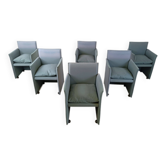 Mario Bellini 401 Break chairs for Cassina, 1990s