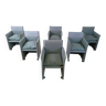 Mario Bellini 401 Break chairs for Cassina, 1990s