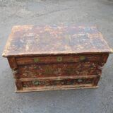Polychrome fir chest