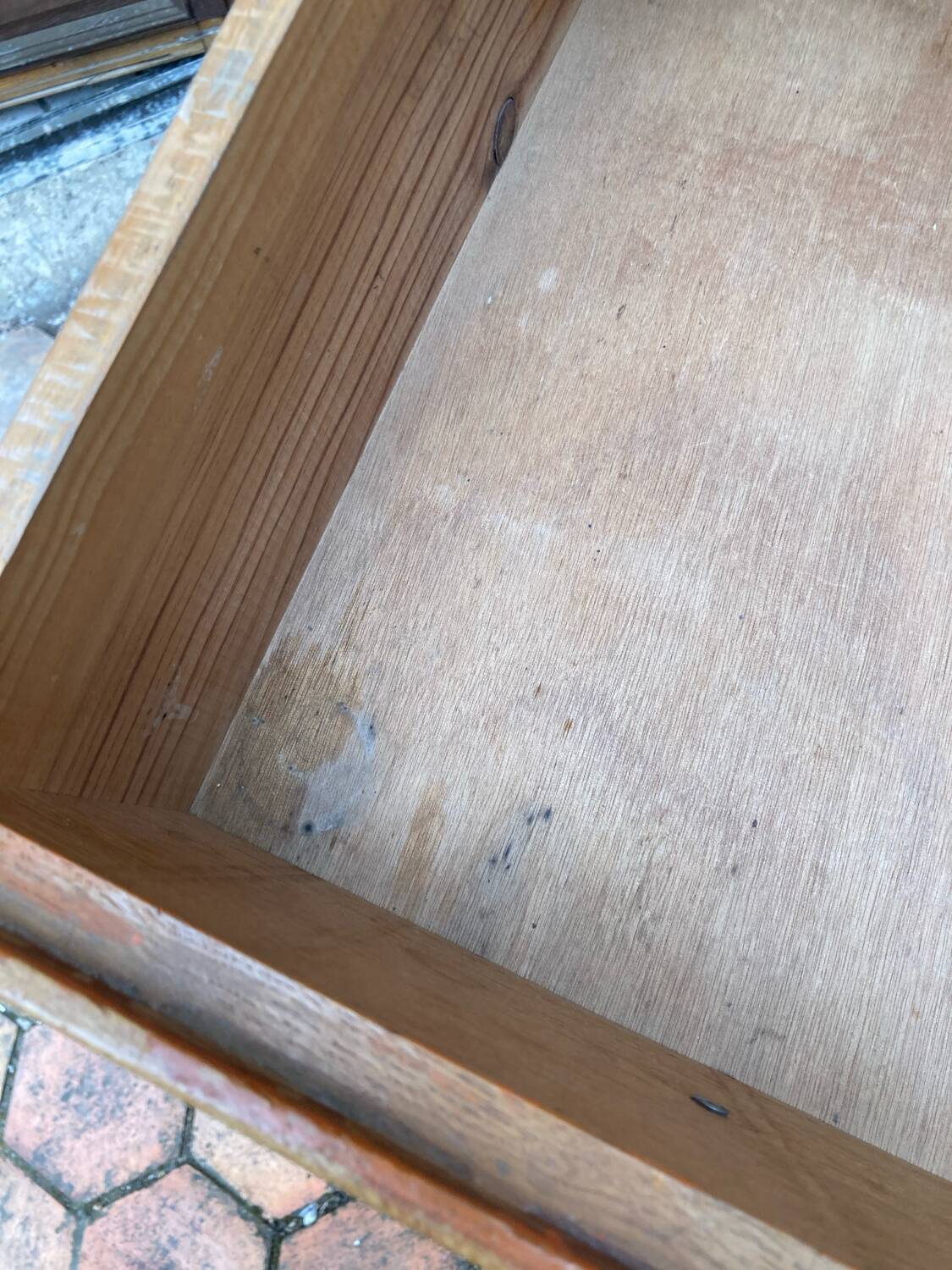 Commode pieds compas vintage