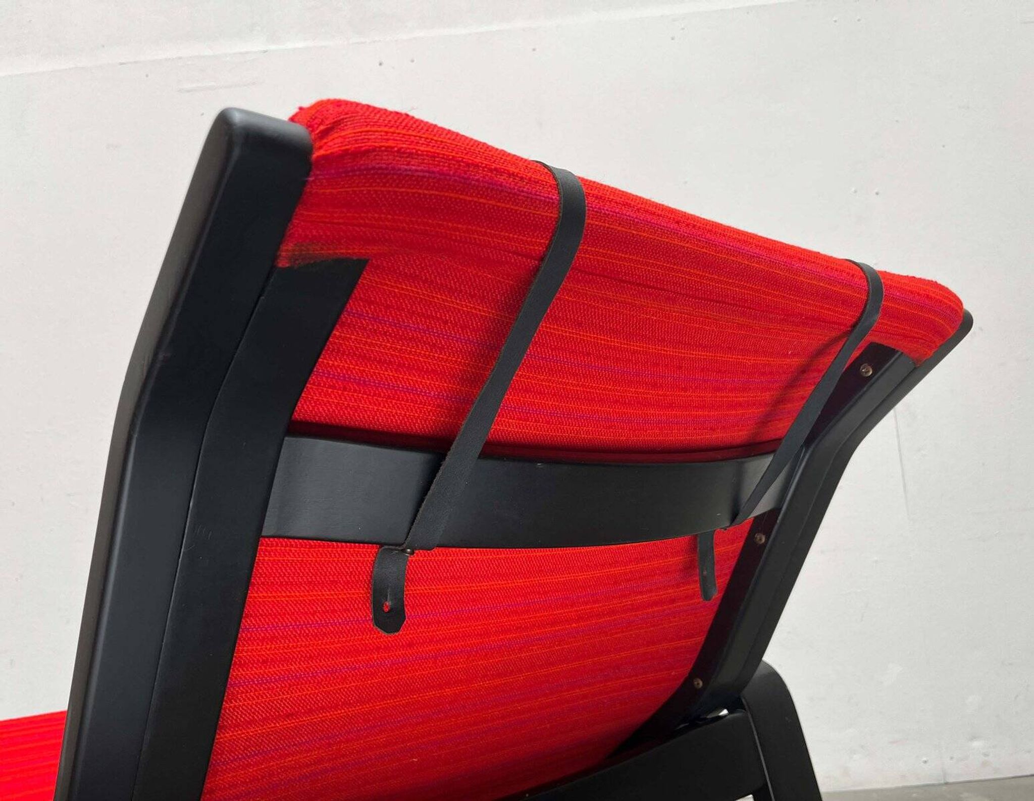 Mid-century modern Pulkka lounge chair by Ilmari Lappalainen for Asko, Finland, 1960s.