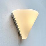 Wall lamp in glass from the Postmodern T+L Royal Typ L 133 series by Keuco, 1980s.