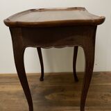 Cabaret table in walnut and oak from the end of the 19th century