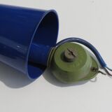 Opaline glass pendant lamp, Germany 1970s