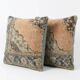 Set of 2 vintage Turkish cushion covers 61x61 cm