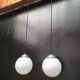 Suspensions boules opalines