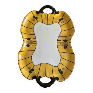 Plat en porcelaine art