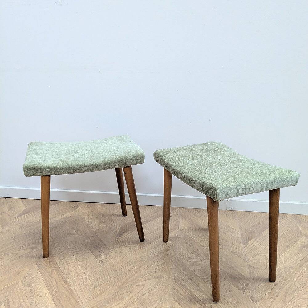 Set of 2 Scandinavian footrests
