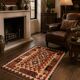 Traditional Tribal Kilim Rug, Multicolour Kilims Wool Area Geometric Carpet