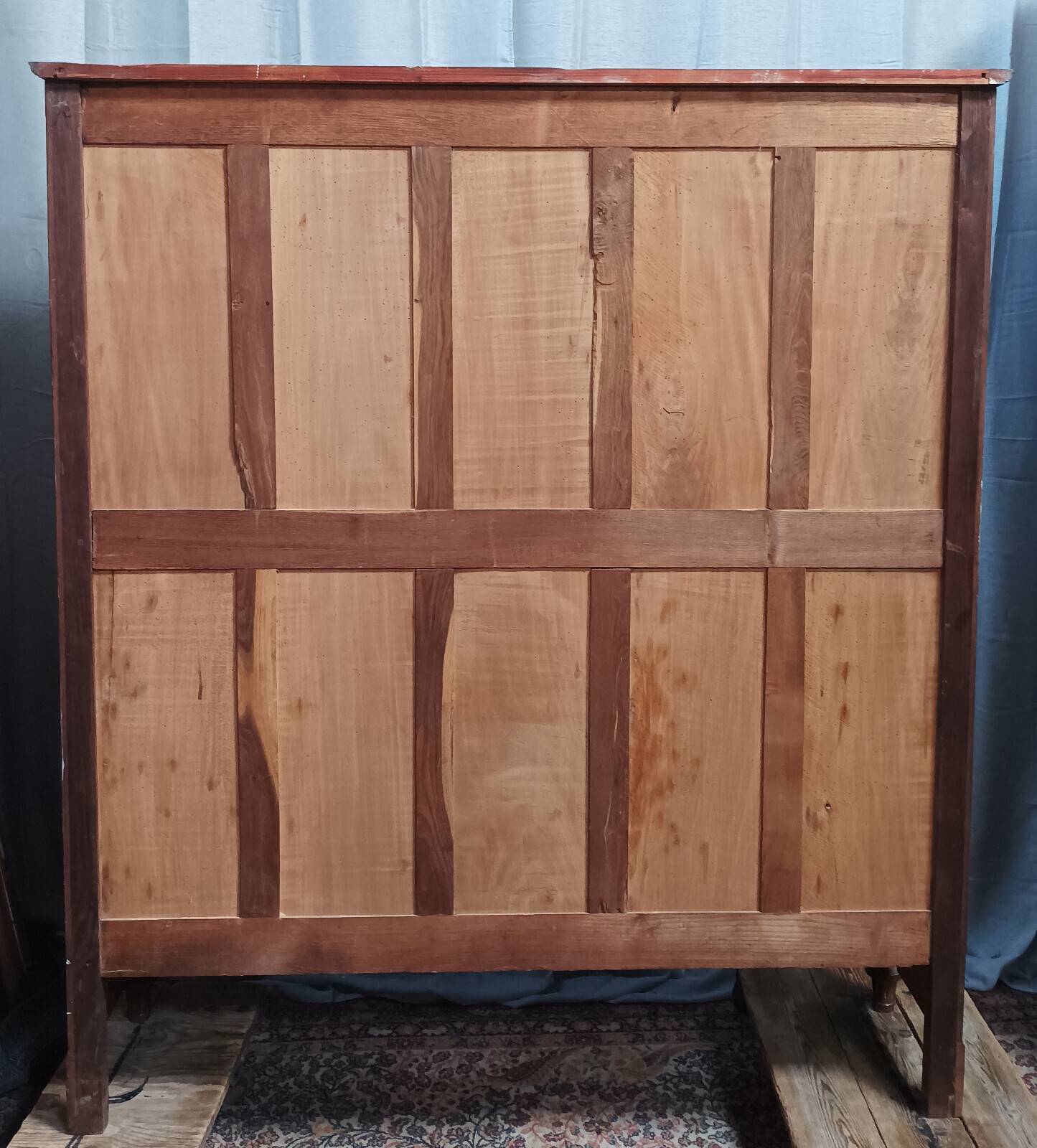 Louis XVI library in walnut