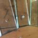 Lot de 4 plaques de propreté en verre biseauté GM