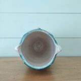 Barbotine vase 1900 signed Gustave de Bruyn