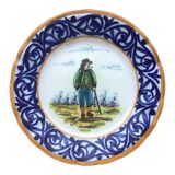 Plate HB Henriot Quimper