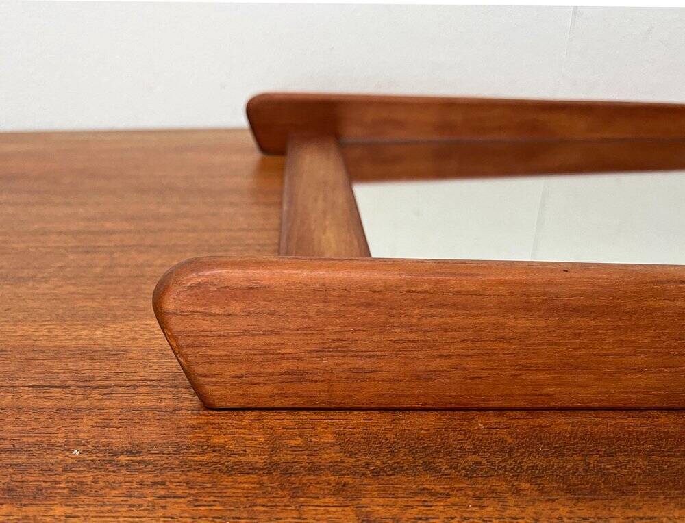 Teak mirror from the mid-century, 1960s