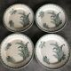 Set of 4 old plates st amandinoise st amand décor muguet