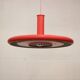 Pink Fog & Morup Optima vintage pendant lamp: Hans Due design, Denmark 1970