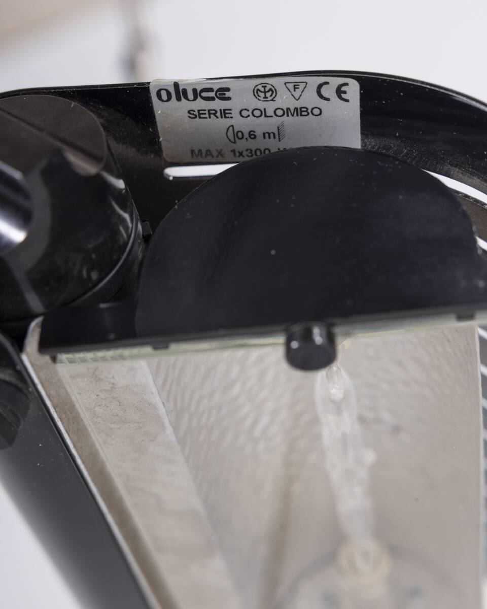 Lampadaire vintage des années 1970, « Colombo 626 » conçu par Joe Colombo pour Oluce